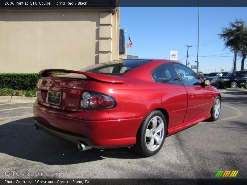 Torrid Red / Black 2006 Pontiac GTO Coupe