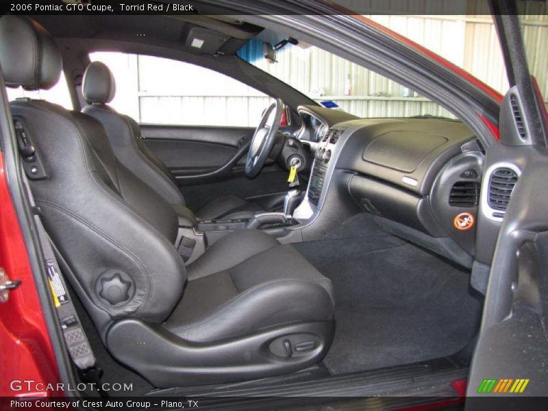  2006 GTO Coupe Black Interior