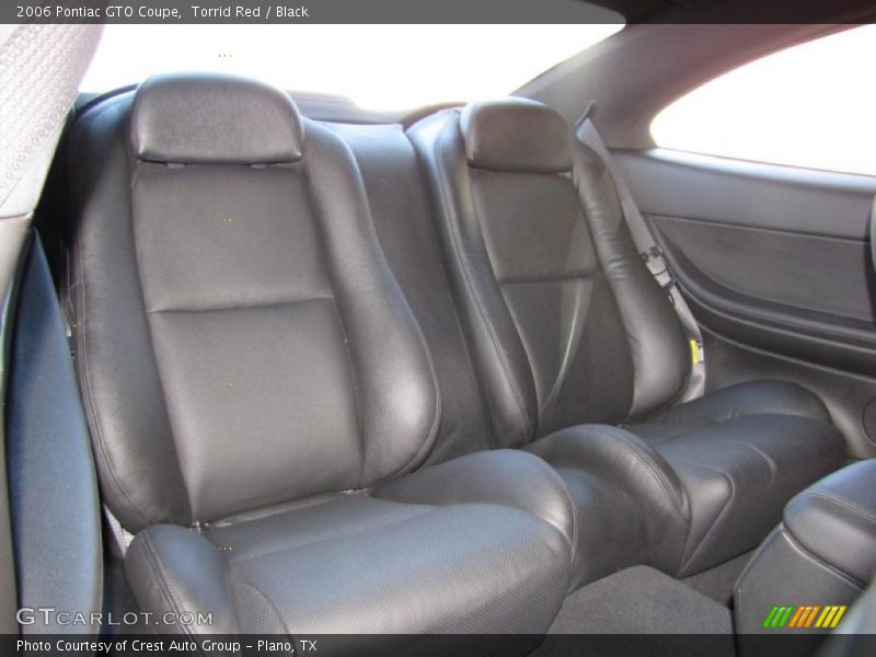  2006 GTO Coupe Black Interior