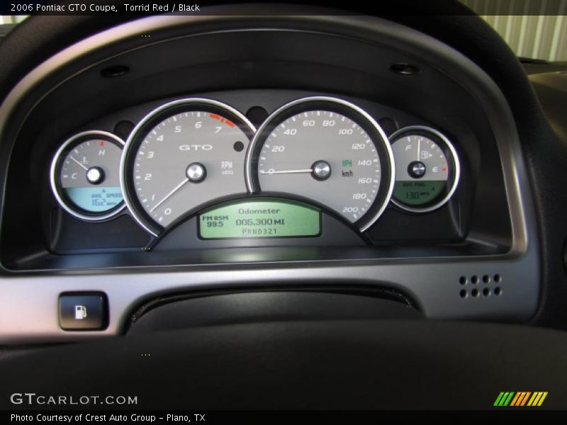  2006 GTO Coupe Coupe Gauges