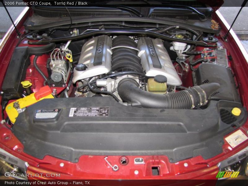  2006 GTO Coupe Engine - 6.0 Liter OHV 16 Valve LS2 V8