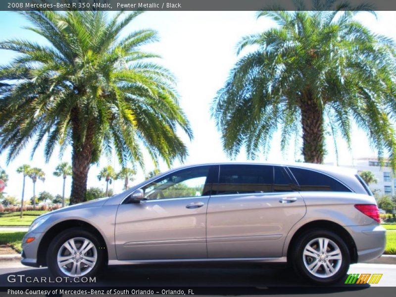 Pewter Metallic / Black 2008 Mercedes-Benz R 350 4Matic
