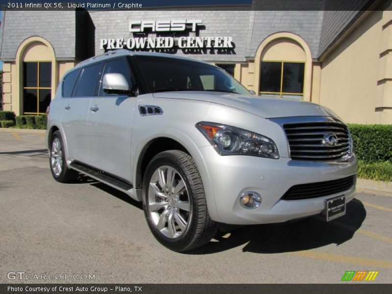Liquid Platinum / Graphite 2011 Infiniti QX 56