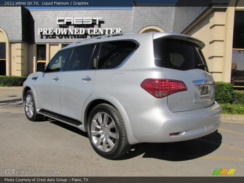 Liquid Platinum / Graphite 2011 Infiniti QX 56