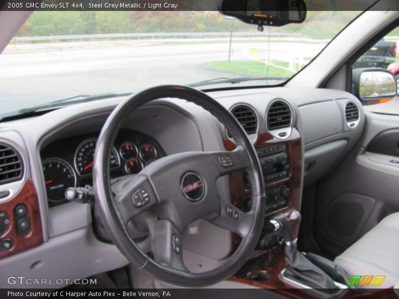 Steel Grey Metallic / Light Gray 2005 GMC Envoy SLT 4x4
