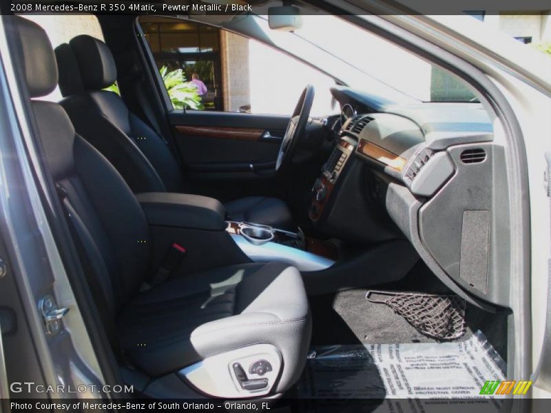 Pewter Metallic / Black 2008 Mercedes-Benz R 350 4Matic
