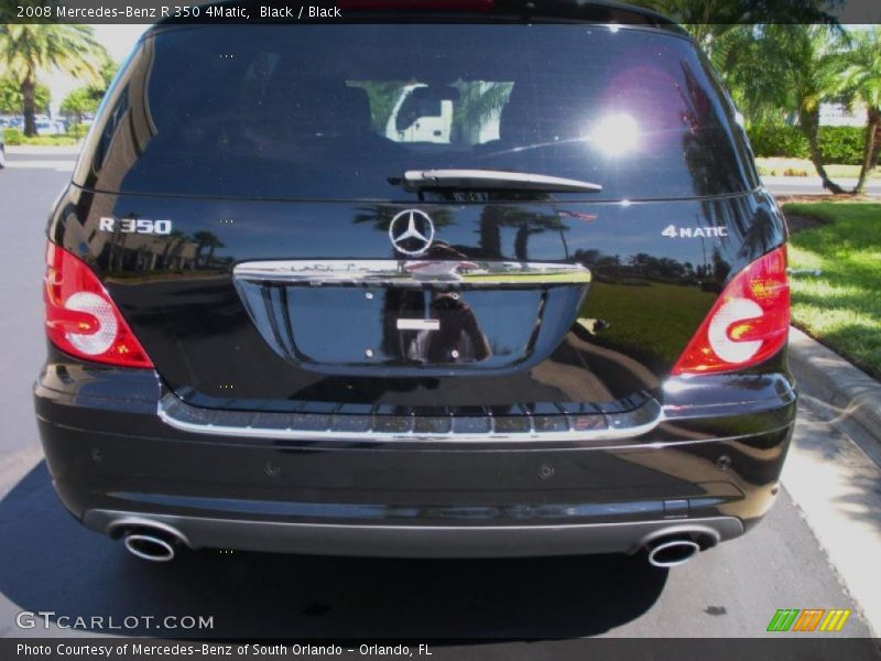 Black / Black 2008 Mercedes-Benz R 350 4Matic