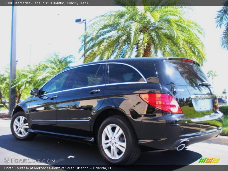 Black / Black 2008 Mercedes-Benz R 350 4Matic