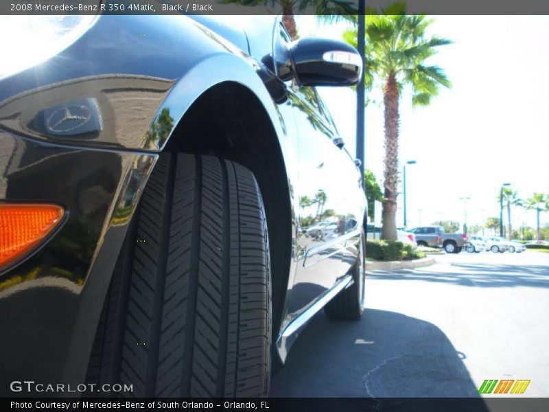 Black / Black 2008 Mercedes-Benz R 350 4Matic