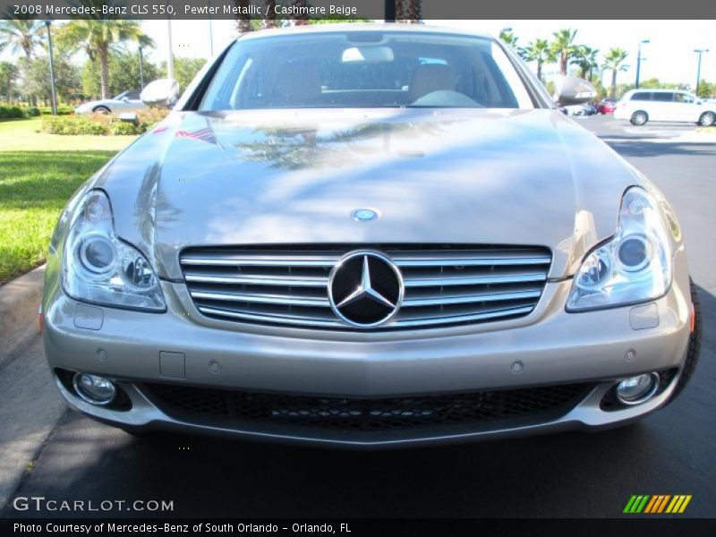 Pewter Metallic / Cashmere Beige 2008 Mercedes-Benz CLS 550
