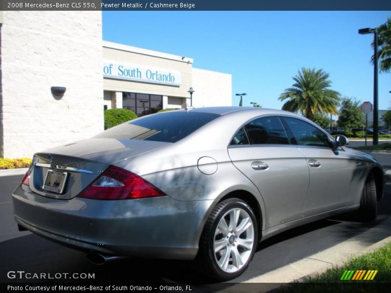 Pewter Metallic / Cashmere Beige 2008 Mercedes-Benz CLS 550