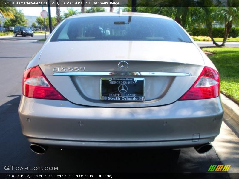 Pewter Metallic / Cashmere Beige 2008 Mercedes-Benz CLS 550