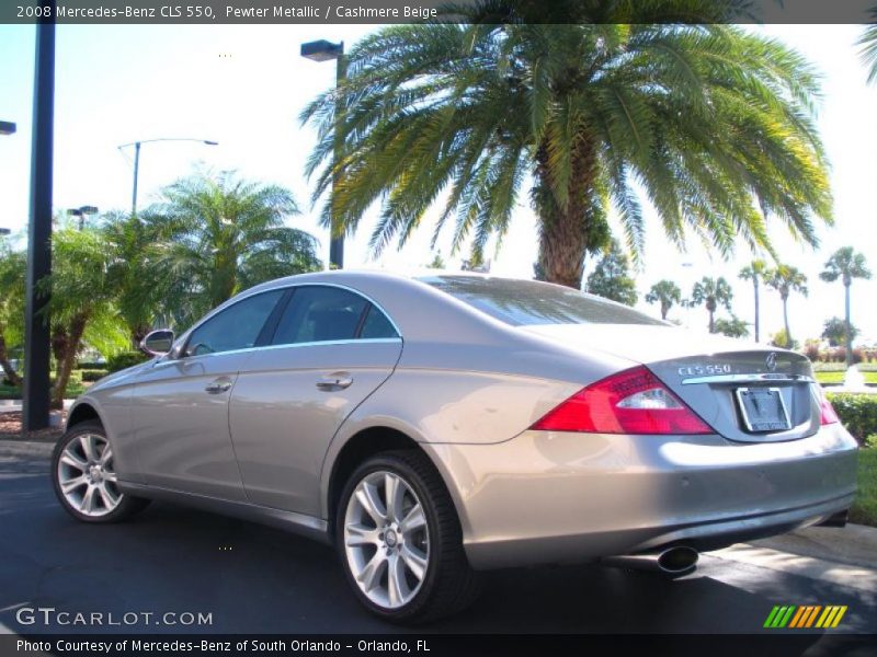 Pewter Metallic / Cashmere Beige 2008 Mercedes-Benz CLS 550
