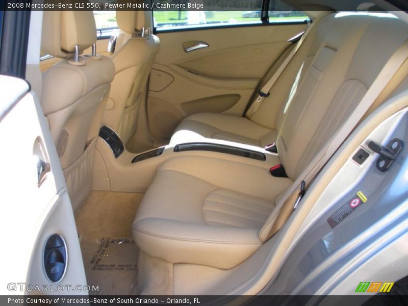Pewter Metallic / Cashmere Beige 2008 Mercedes-Benz CLS 550