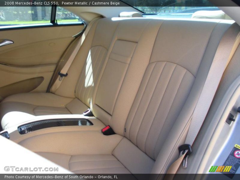 Pewter Metallic / Cashmere Beige 2008 Mercedes-Benz CLS 550