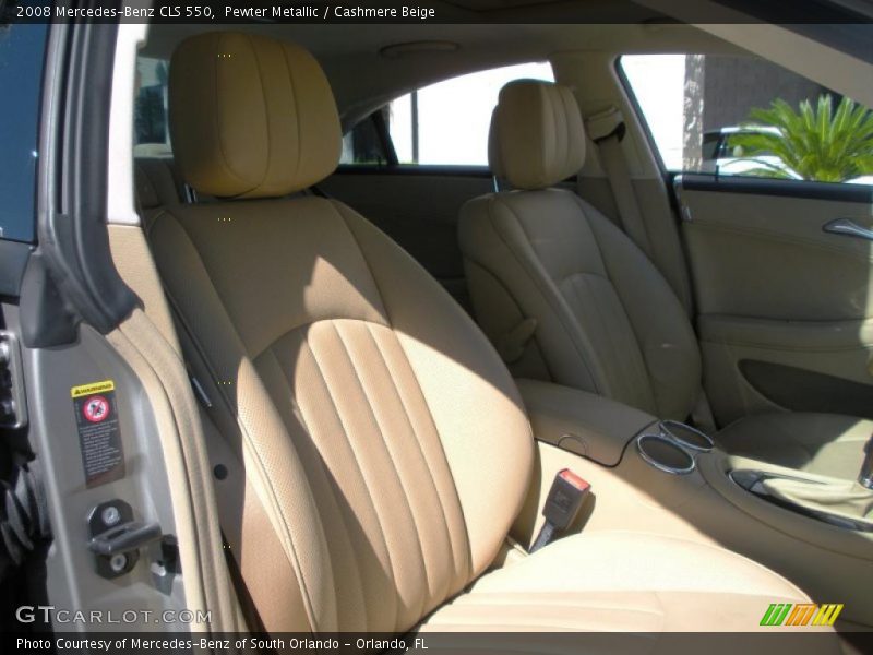 Pewter Metallic / Cashmere Beige 2008 Mercedes-Benz CLS 550
