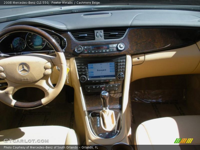 Pewter Metallic / Cashmere Beige 2008 Mercedes-Benz CLS 550