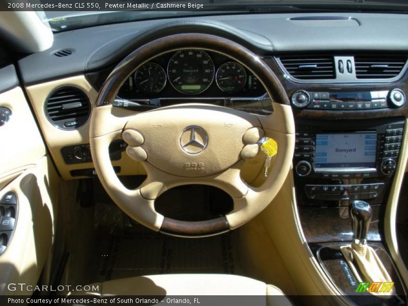 Pewter Metallic / Cashmere Beige 2008 Mercedes-Benz CLS 550