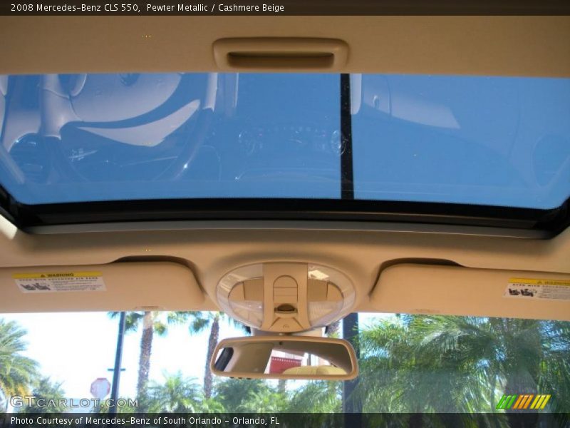 Pewter Metallic / Cashmere Beige 2008 Mercedes-Benz CLS 550