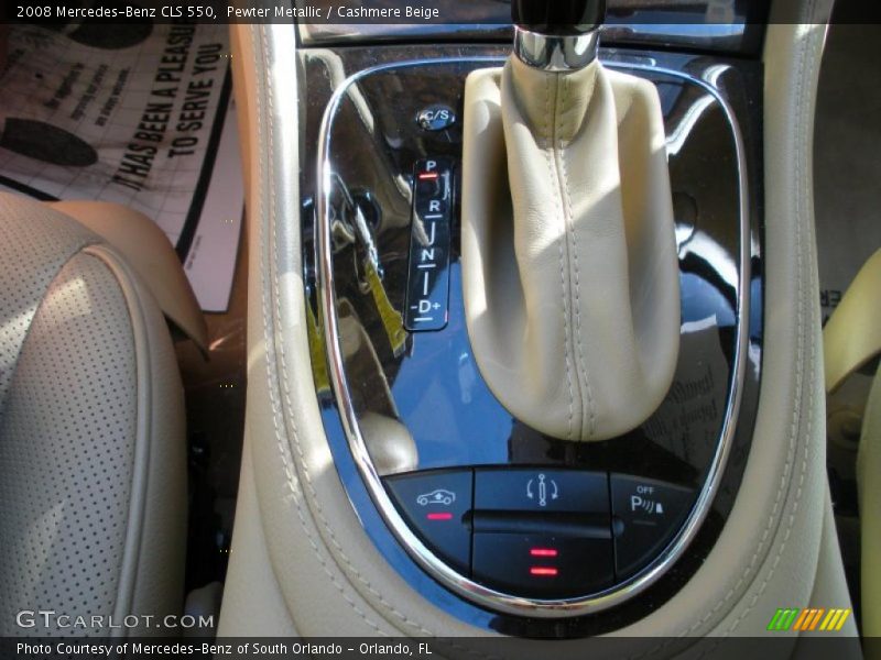 Pewter Metallic / Cashmere Beige 2008 Mercedes-Benz CLS 550