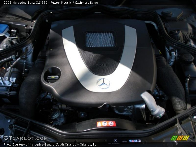 Pewter Metallic / Cashmere Beige 2008 Mercedes-Benz CLS 550
