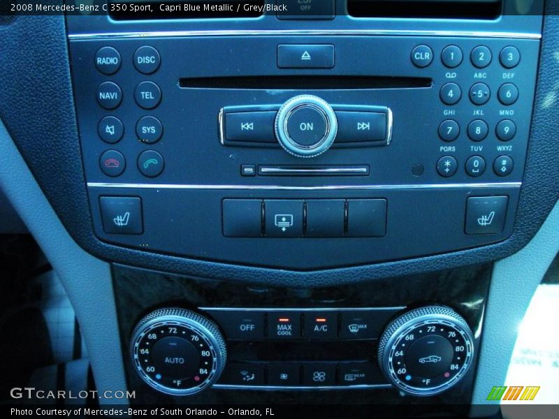 Controls of 2008 C 350 Sport