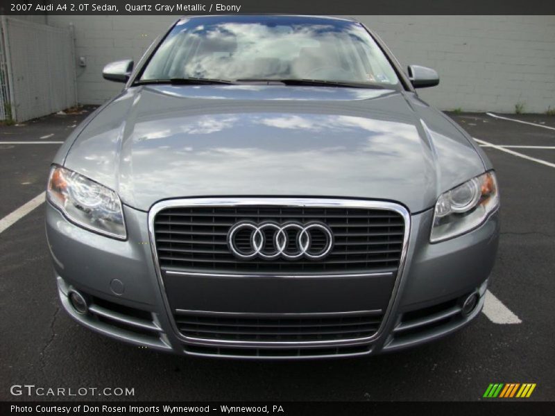 Quartz Gray Metallic / Ebony 2007 Audi A4 2.0T Sedan