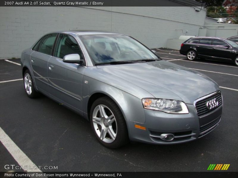 Quartz Gray Metallic / Ebony 2007 Audi A4 2.0T Sedan