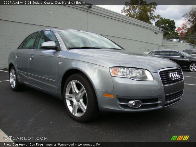 Quartz Gray Metallic / Ebony 2007 Audi A4 2.0T Sedan