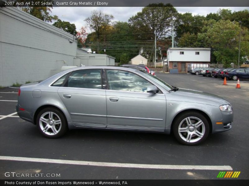 Quartz Gray Metallic / Ebony 2007 Audi A4 2.0T Sedan