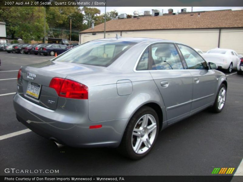 Quartz Gray Metallic / Ebony 2007 Audi A4 2.0T Sedan