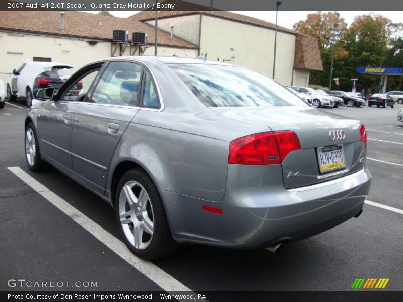 Quartz Gray Metallic / Ebony 2007 Audi A4 2.0T Sedan