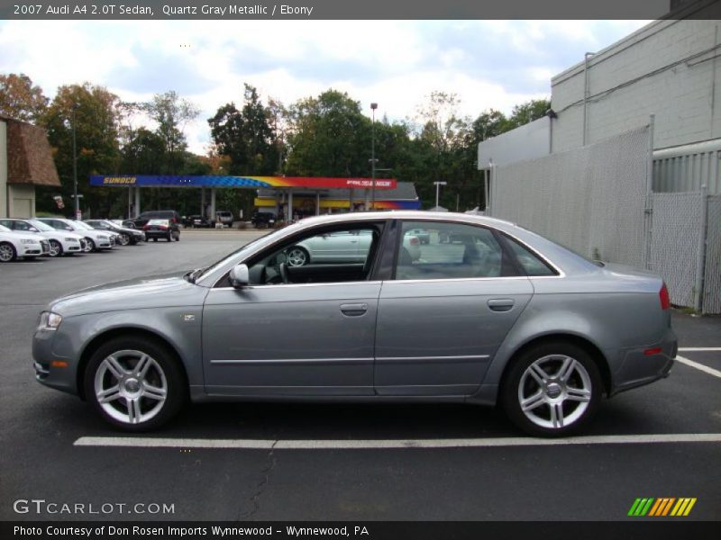 Quartz Gray Metallic / Ebony 2007 Audi A4 2.0T Sedan