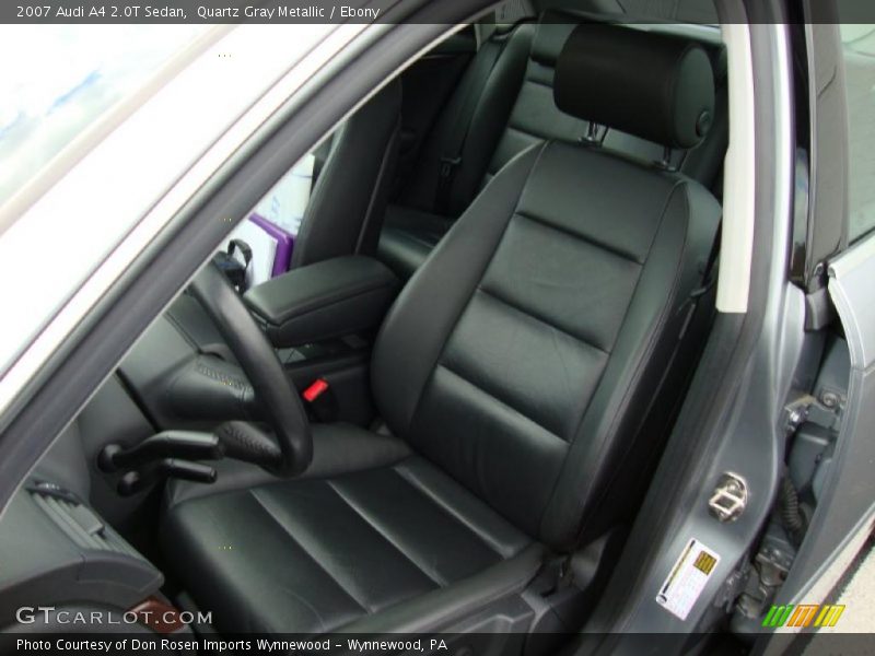 Quartz Gray Metallic / Ebony 2007 Audi A4 2.0T Sedan
