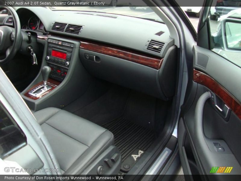 Quartz Gray Metallic / Ebony 2007 Audi A4 2.0T Sedan