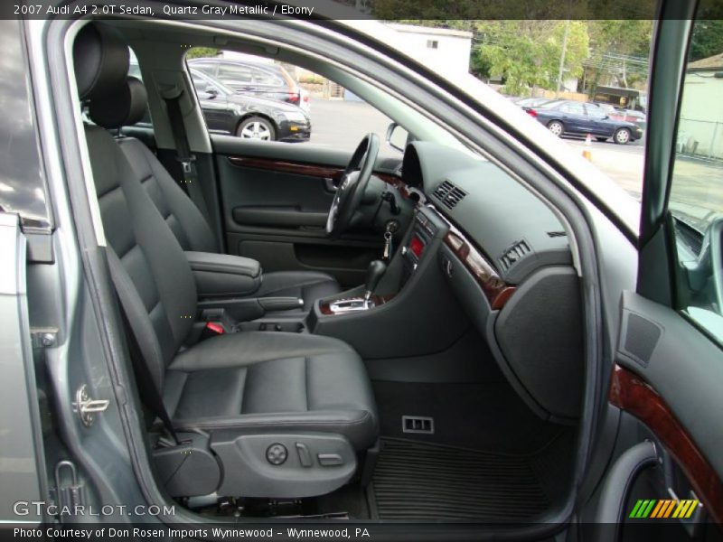 Quartz Gray Metallic / Ebony 2007 Audi A4 2.0T Sedan