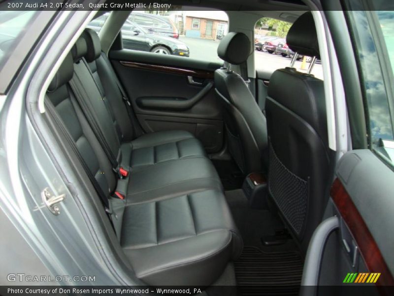 Quartz Gray Metallic / Ebony 2007 Audi A4 2.0T Sedan