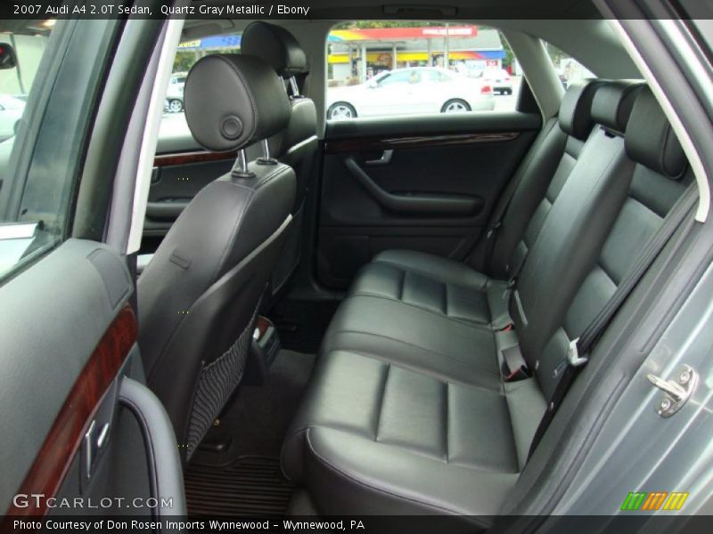 Quartz Gray Metallic / Ebony 2007 Audi A4 2.0T Sedan