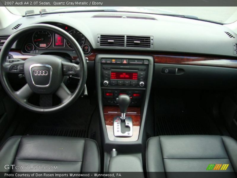 Quartz Gray Metallic / Ebony 2007 Audi A4 2.0T Sedan