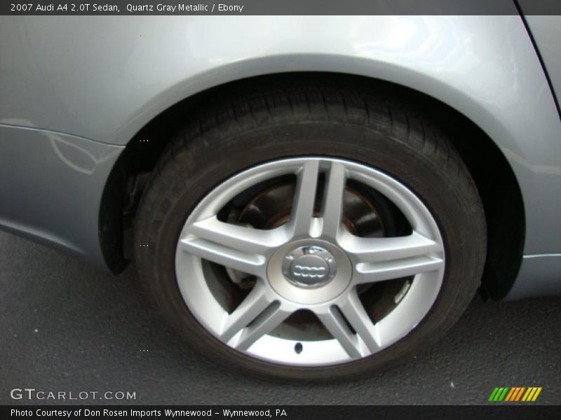 Quartz Gray Metallic / Ebony 2007 Audi A4 2.0T Sedan