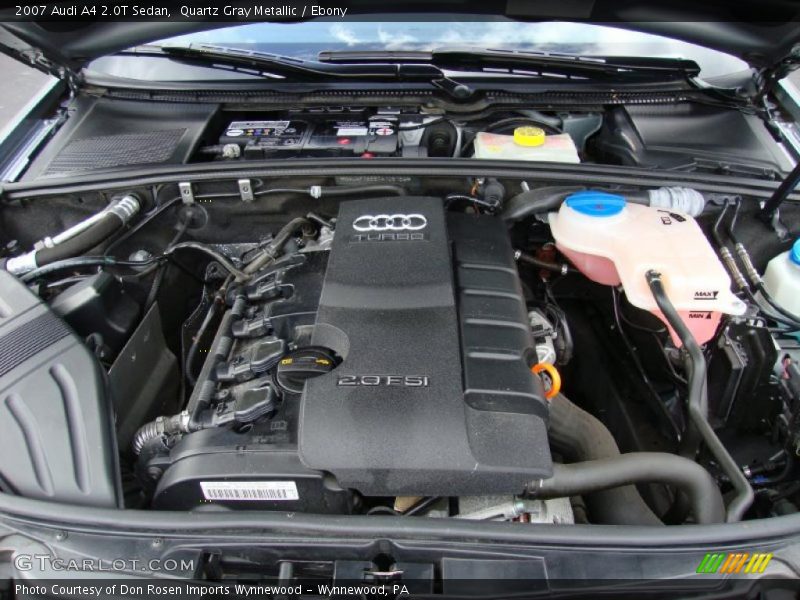 Quartz Gray Metallic / Ebony 2007 Audi A4 2.0T Sedan