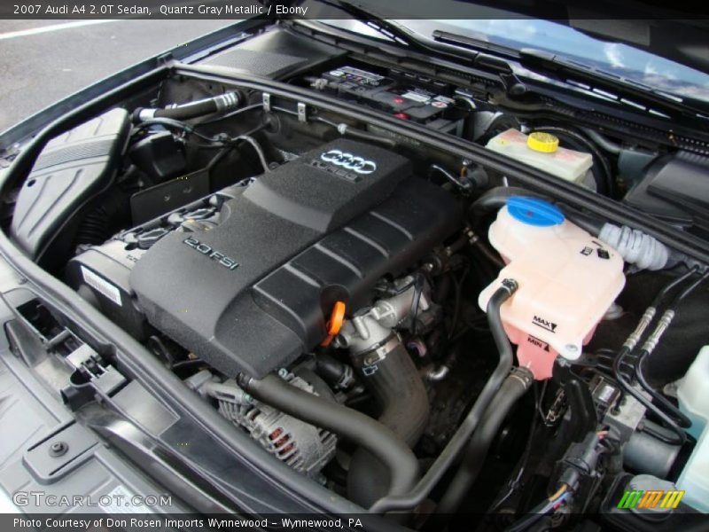Quartz Gray Metallic / Ebony 2007 Audi A4 2.0T Sedan
