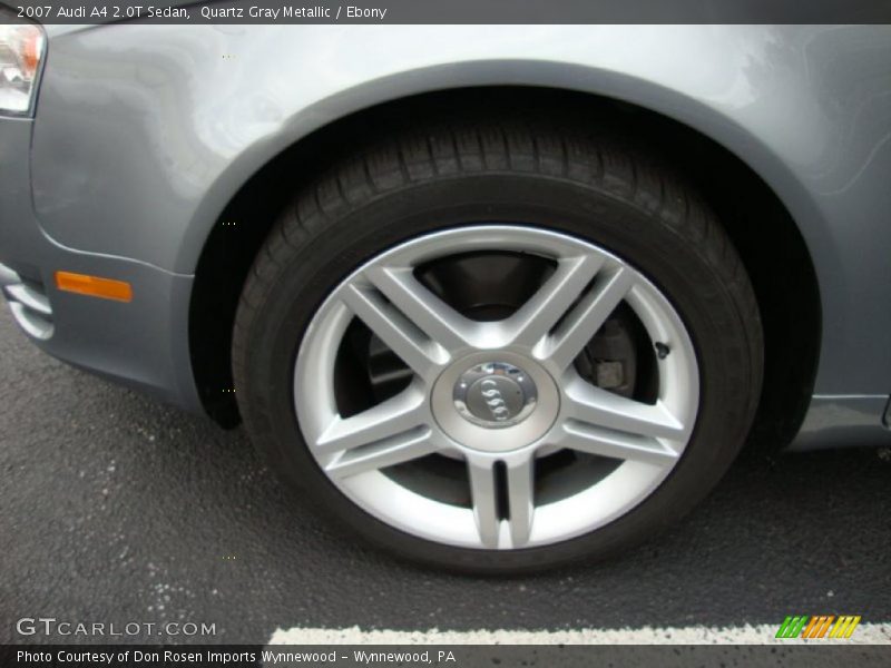Quartz Gray Metallic / Ebony 2007 Audi A4 2.0T Sedan