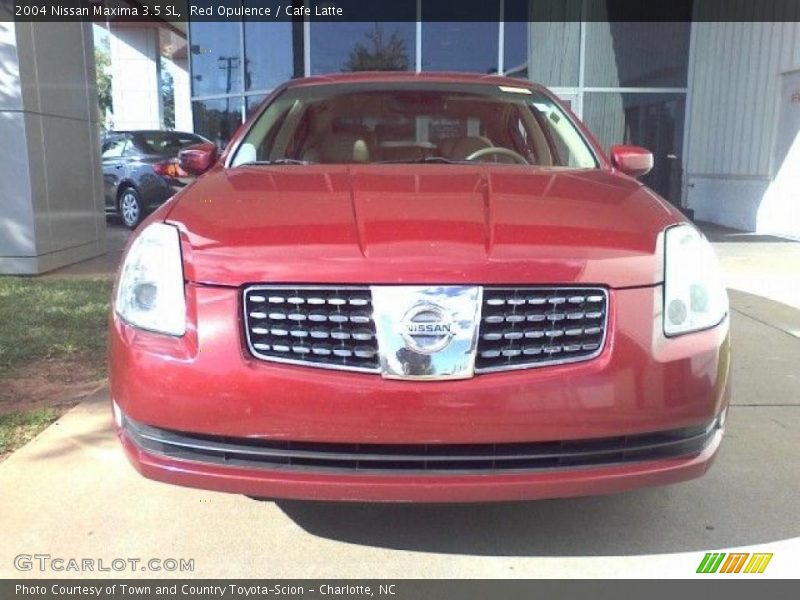 Red Opulence / Cafe Latte 2004 Nissan Maxima 3.5 SL
