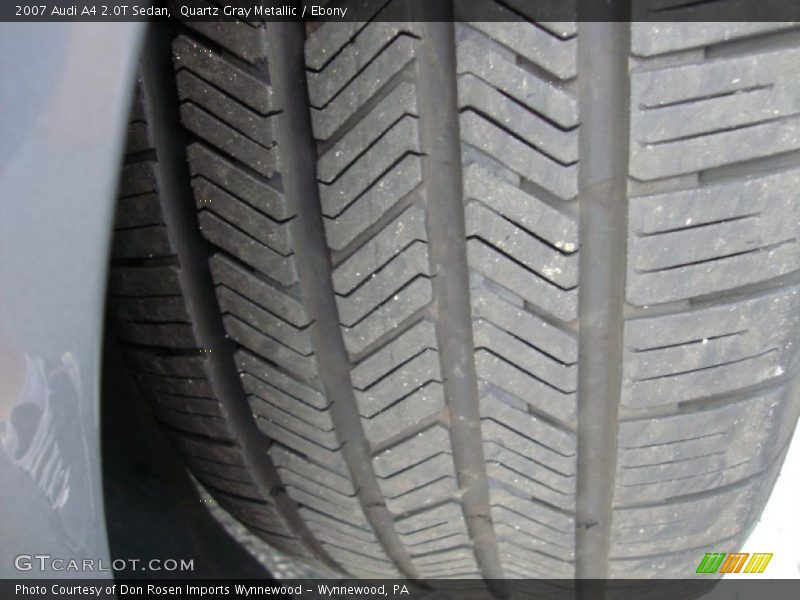 Quartz Gray Metallic / Ebony 2007 Audi A4 2.0T Sedan