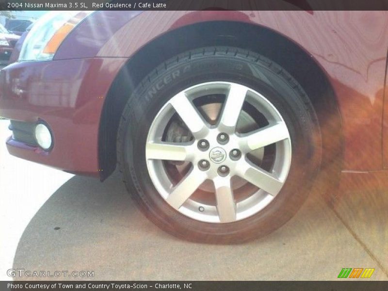 Red Opulence / Cafe Latte 2004 Nissan Maxima 3.5 SL
