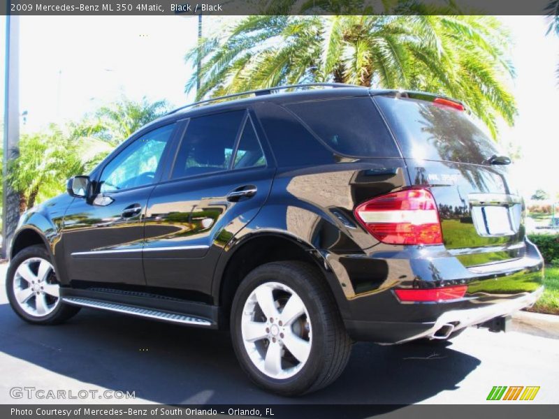 Black / Black 2009 Mercedes-Benz ML 350 4Matic