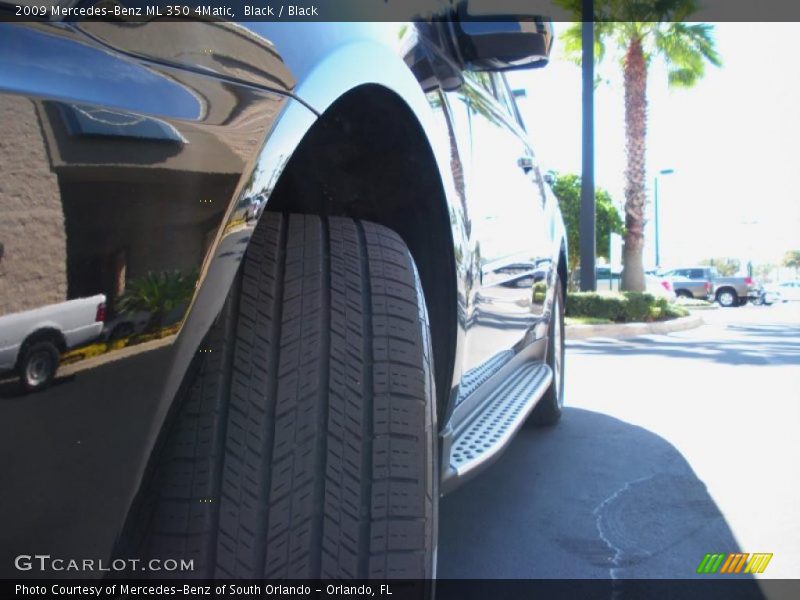Black / Black 2009 Mercedes-Benz ML 350 4Matic