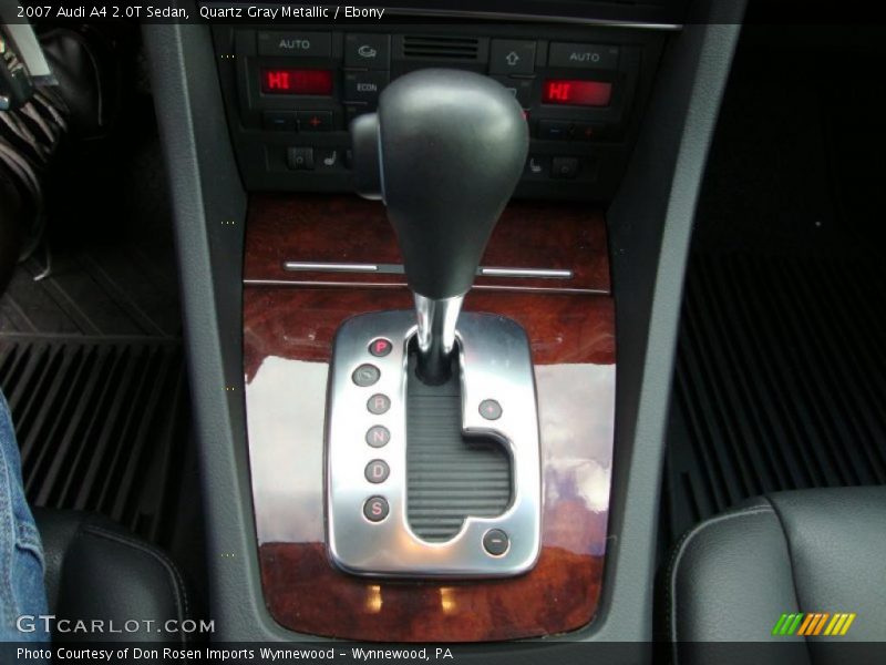 Quartz Gray Metallic / Ebony 2007 Audi A4 2.0T Sedan