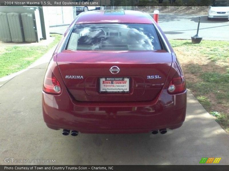 Red Opulence / Cafe Latte 2004 Nissan Maxima 3.5 SL